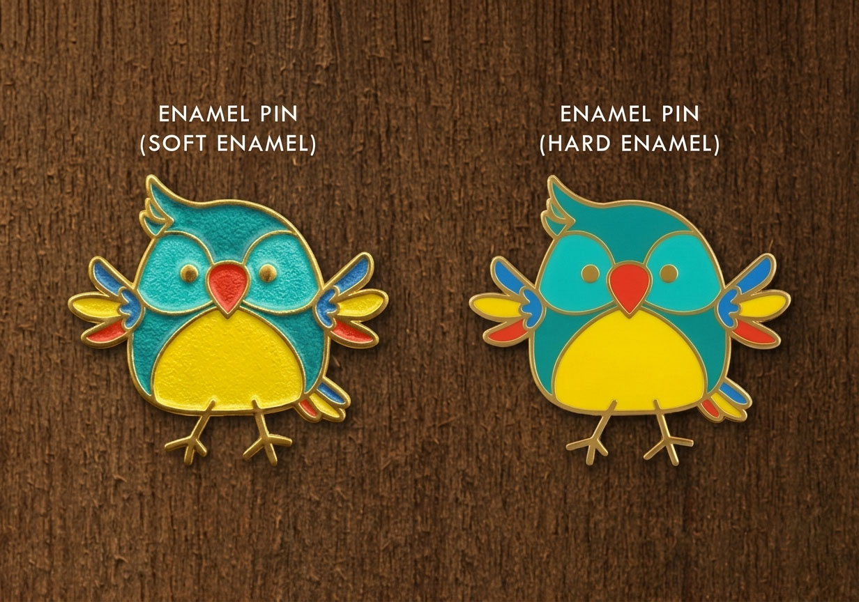 Hard vs. Soft Enamel Pins: Which One Should You Choose?