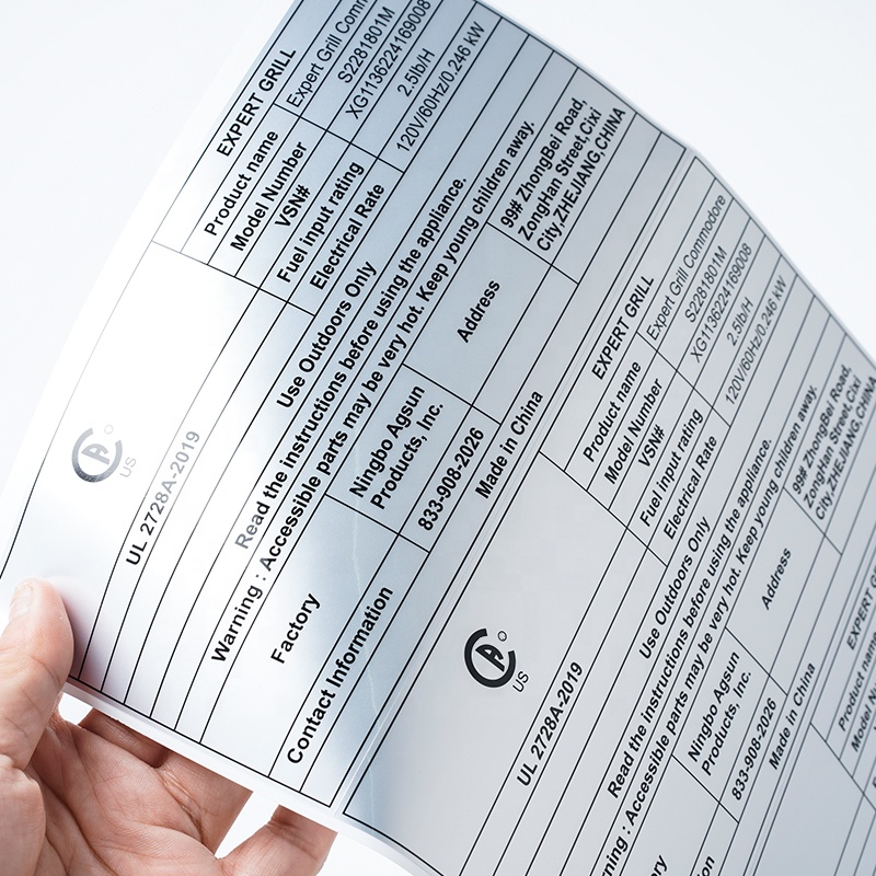 Silver Sticker