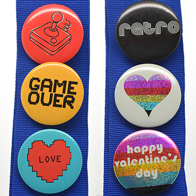 Offset Printed Pins