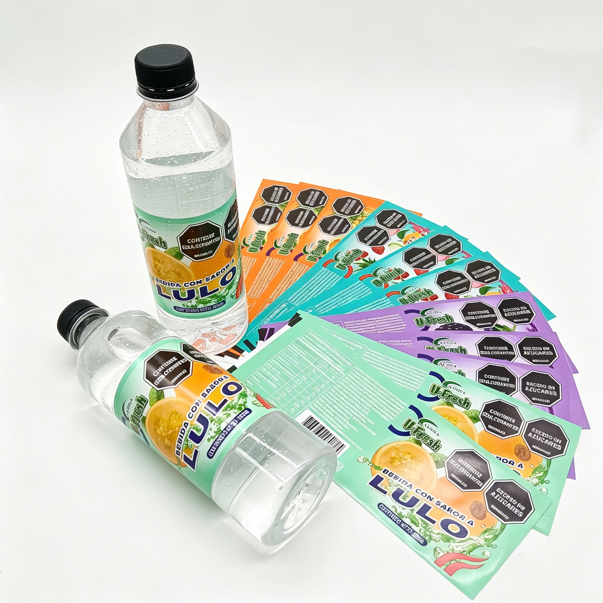 Custom Synthetic Labels for Beverage Bottles