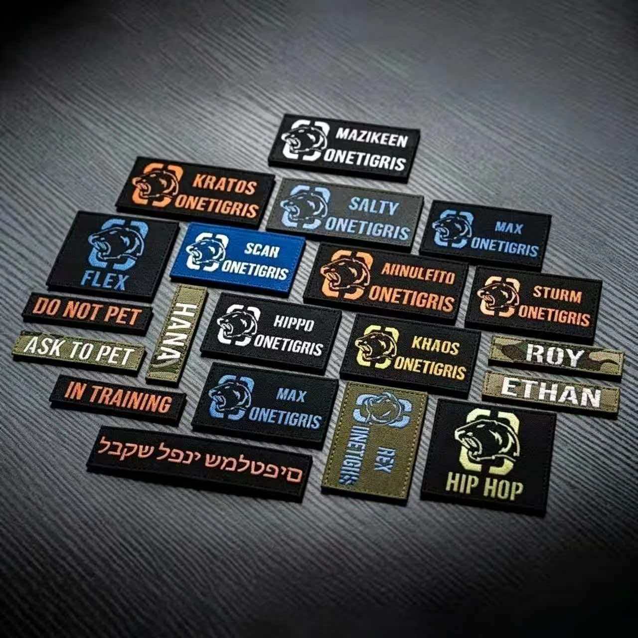 Custom Reflective Safety Velcro Patches