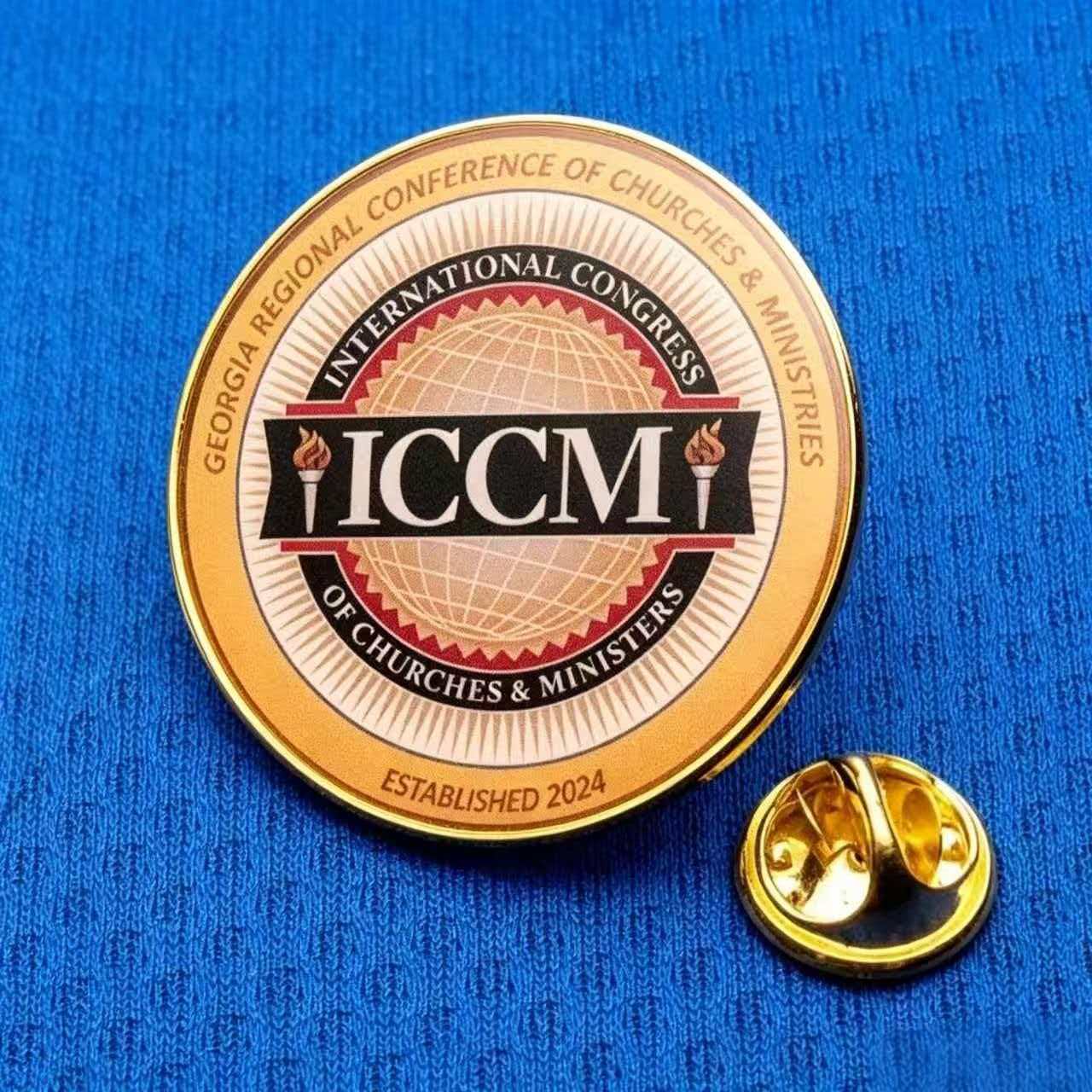 Custom Detailed Logo Offset Printed Pins