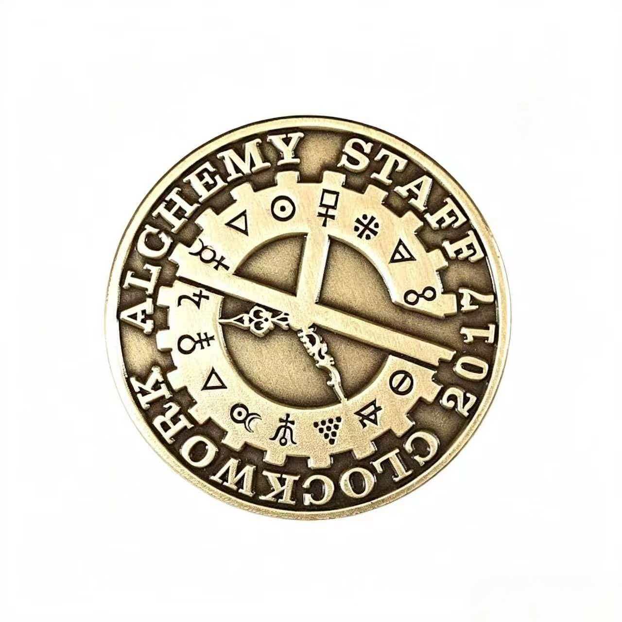 Custom Die-Struck Text Pins