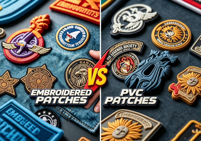 Custom Patches Tips: Embroidered Patches VS PVC Patches