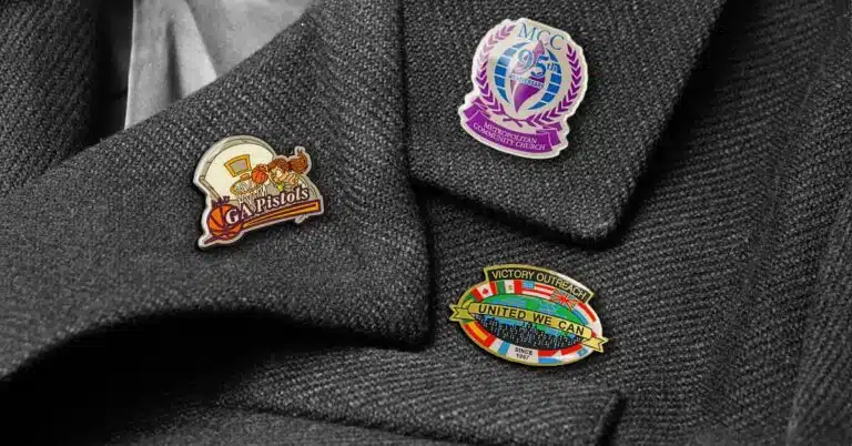 Offset Printed Pins - Custom Lapel Pins | Custom Panda