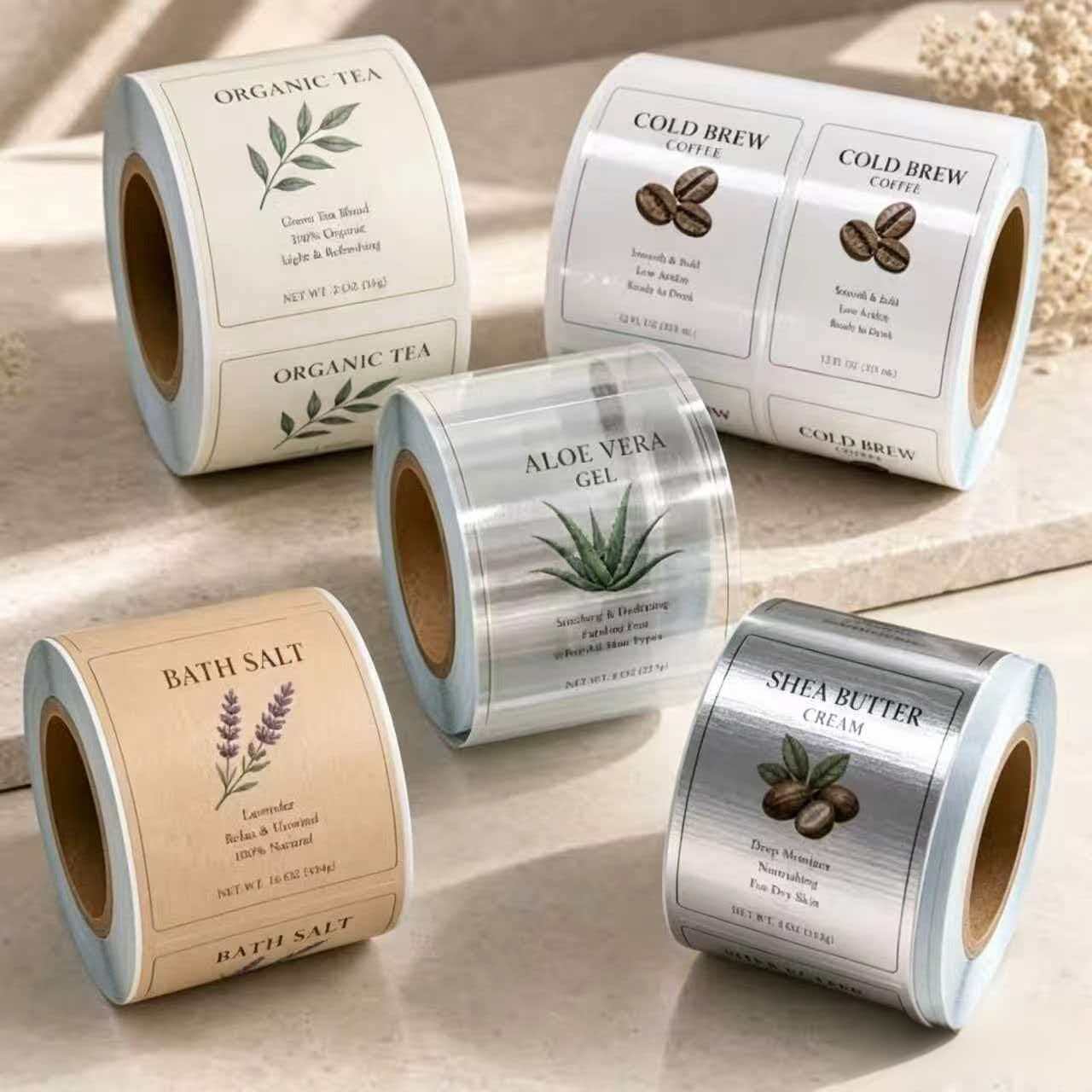 Custom BOPP Roll Labels