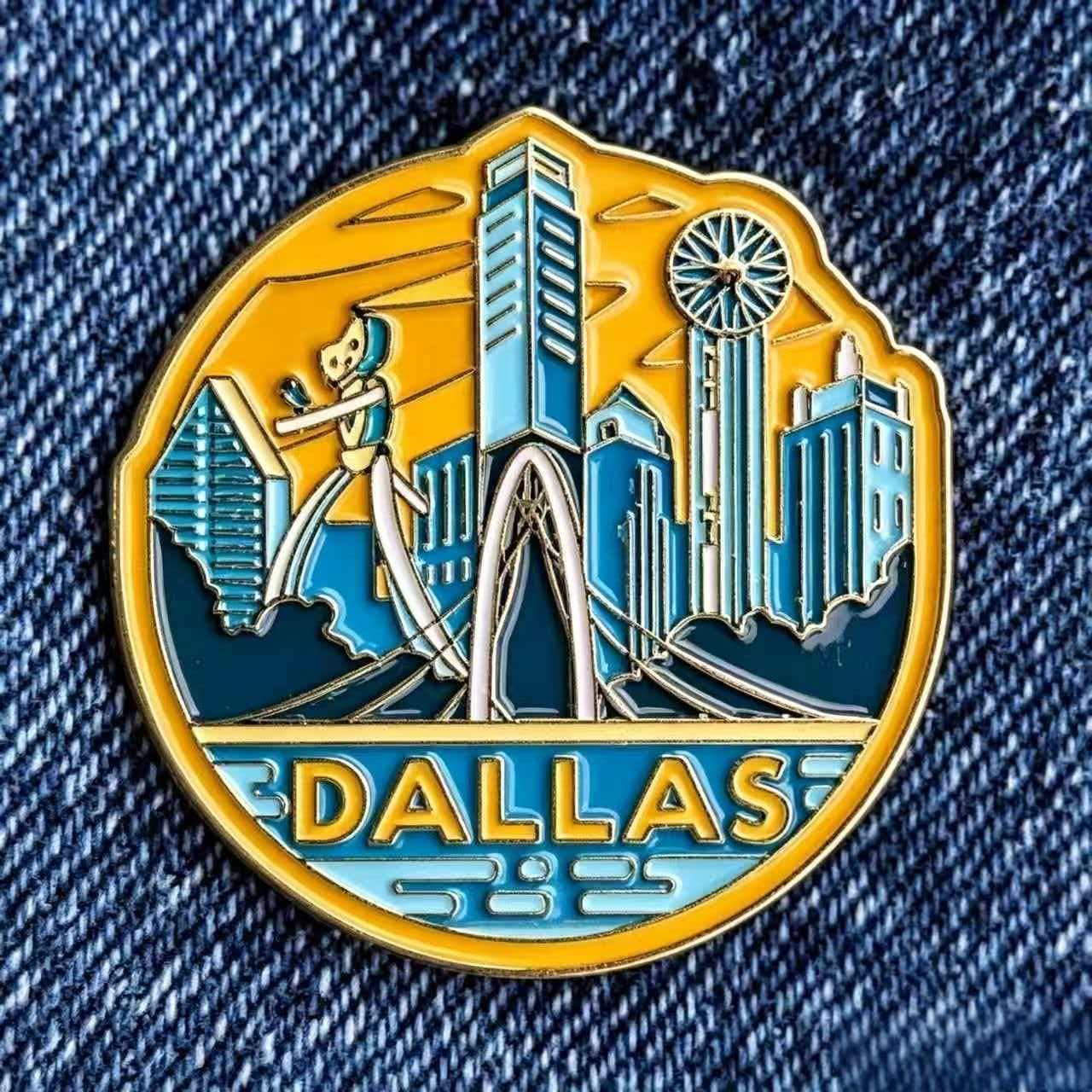 Custom City Landmark Pins