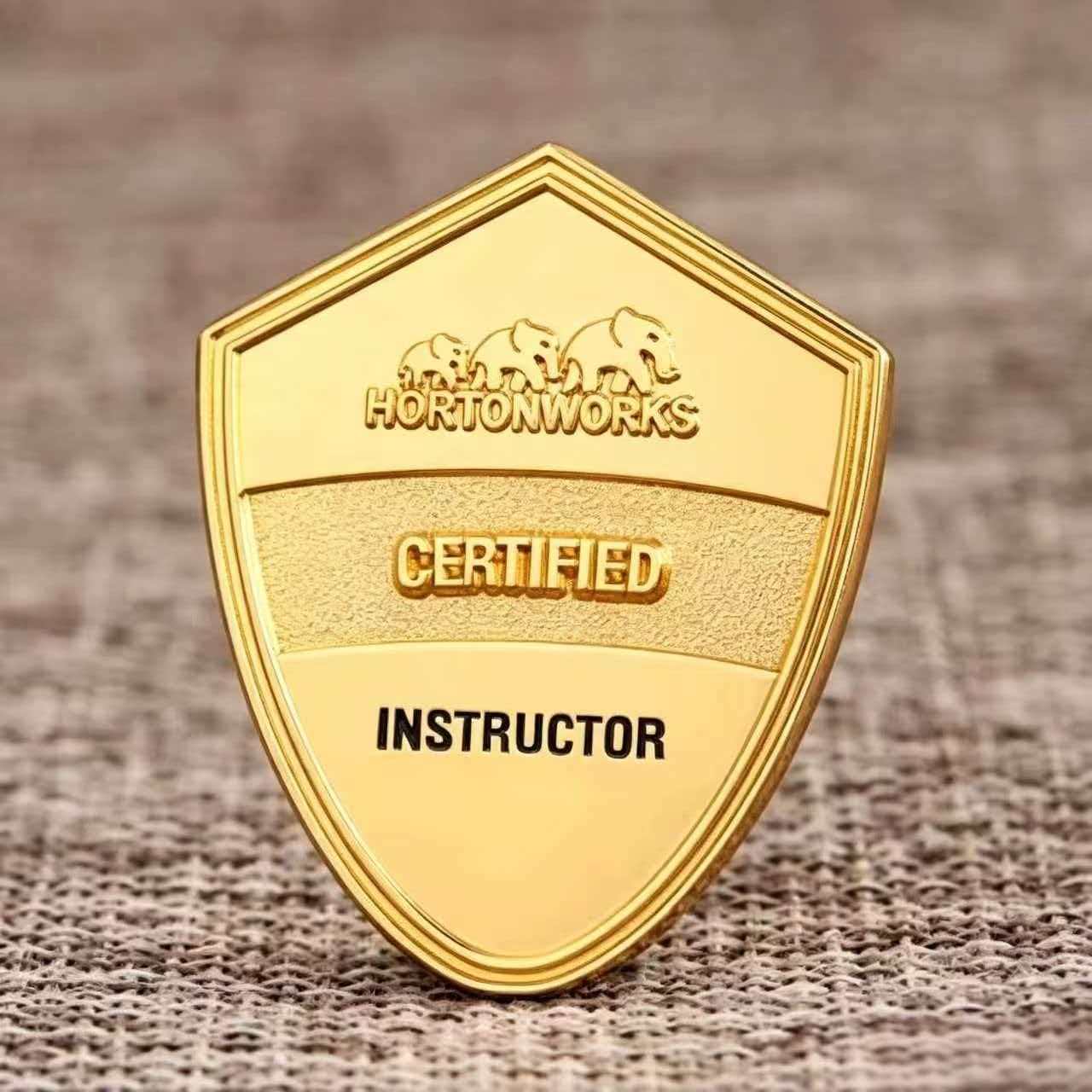 Custom Shield Logo Pins