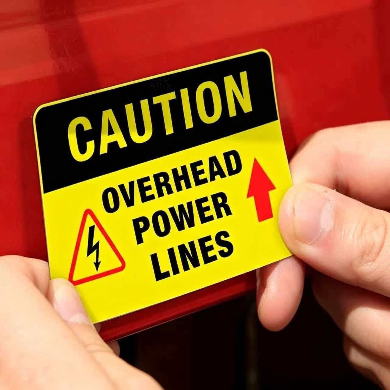 Custom Outdoor Equipment PVC Labels