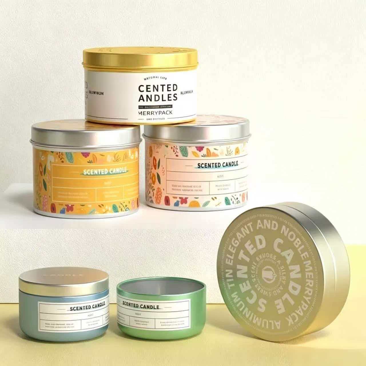 Scented Candle Tin Labels