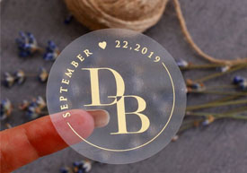 clear matte labels