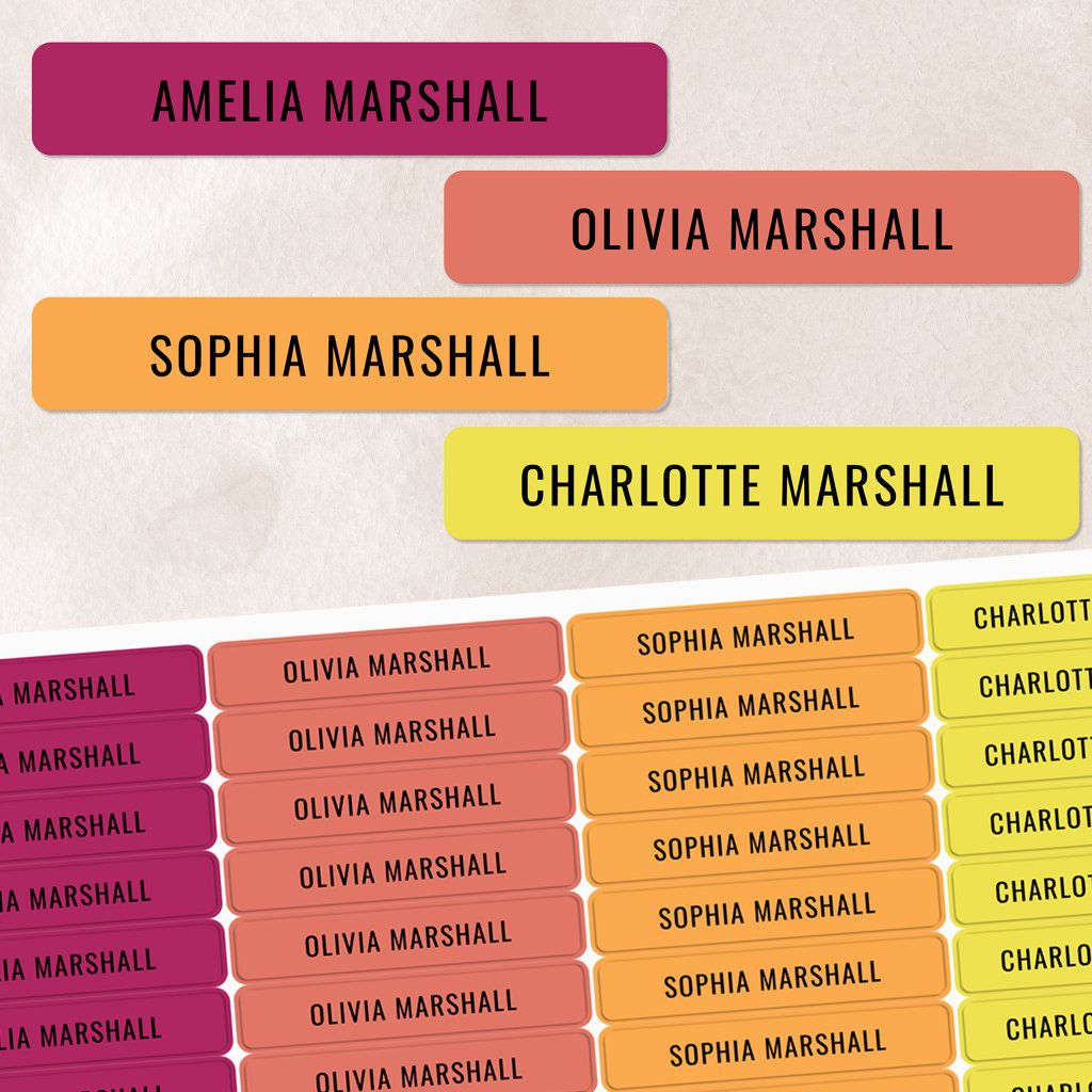 label sheets
