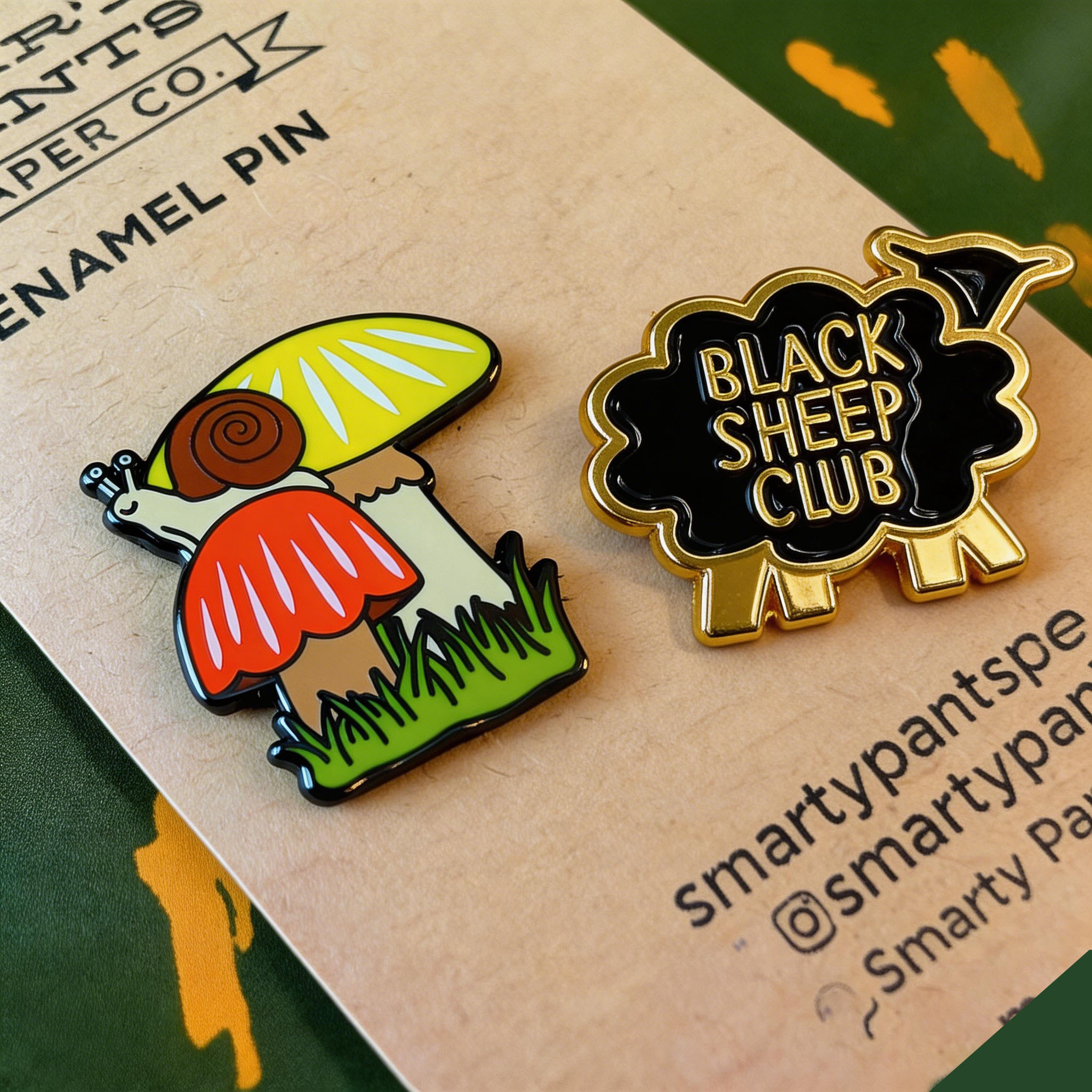 Hard Enamel and soft Enamel pins