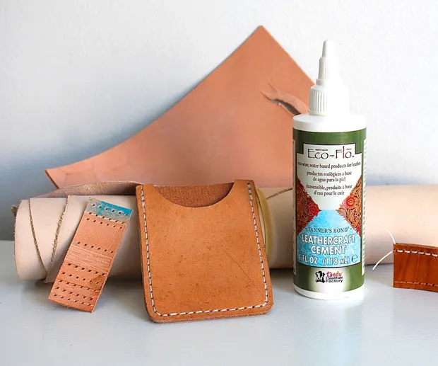 fabric glue or leather contact cement