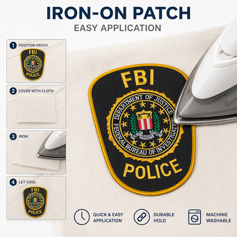Custom iron on patches