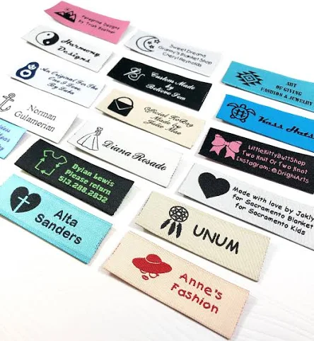 Custom clothing labels