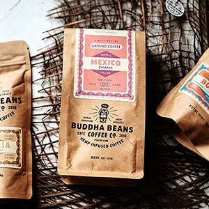 Custom Kraft Labels for Coffee Packaging