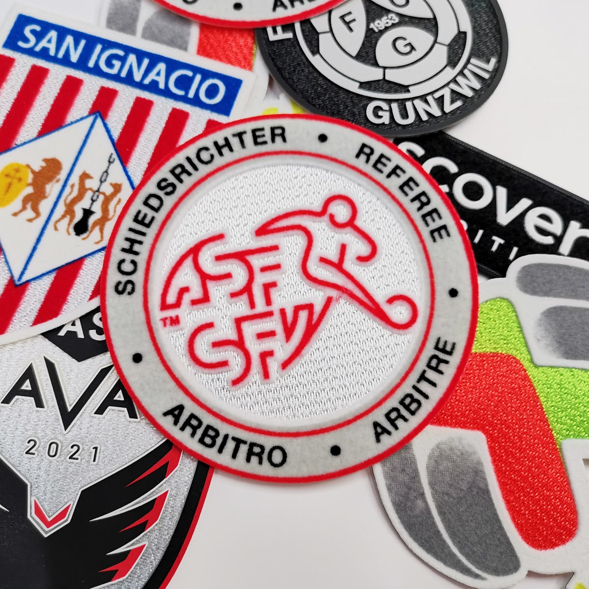 patches for Team logos on jerseys
