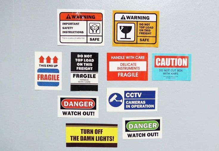 Battery Labels 