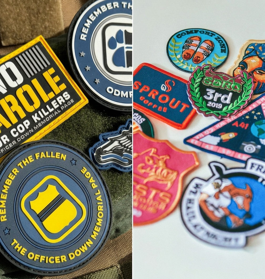 Embroidered Patches and PVC Patches