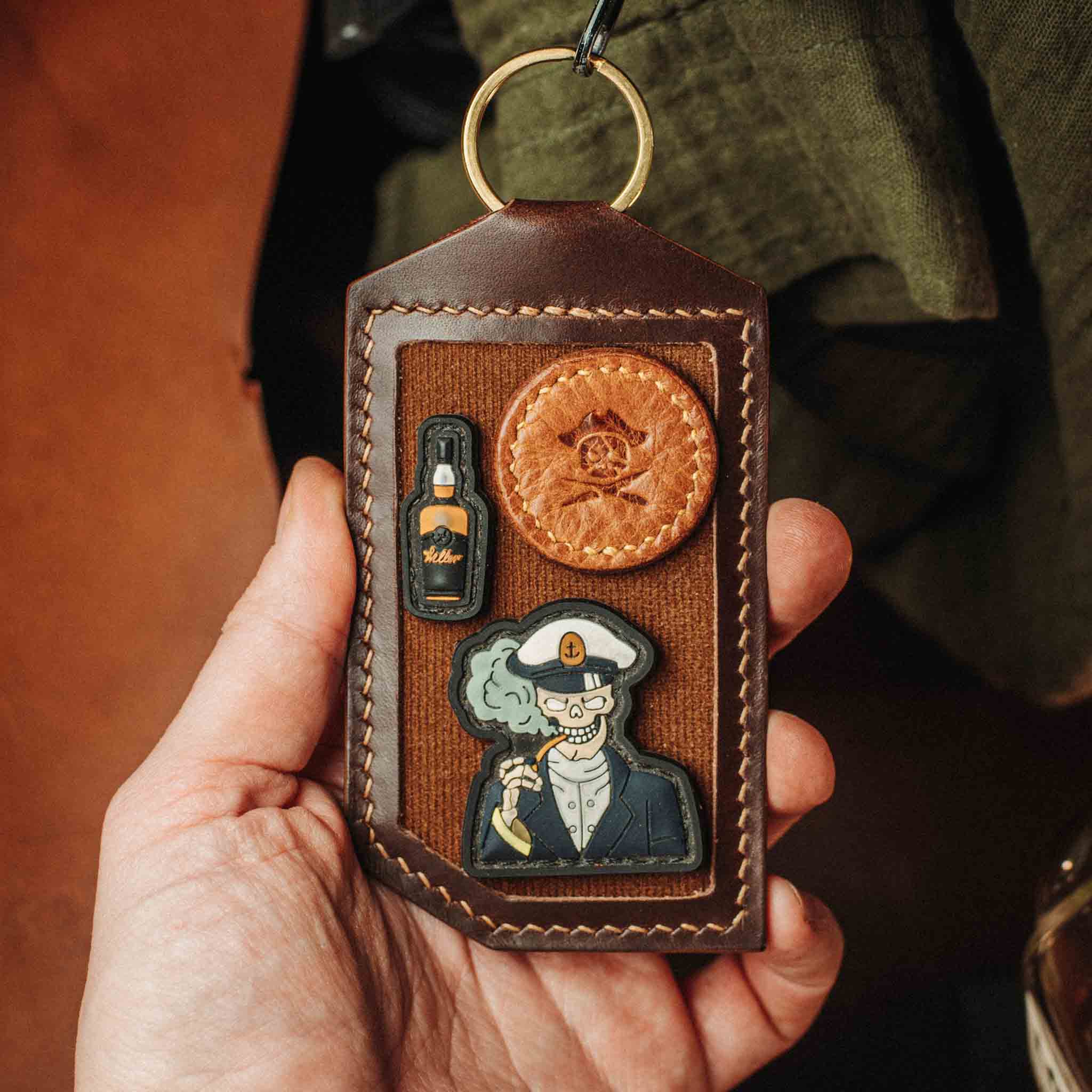 leather patches for key fobs