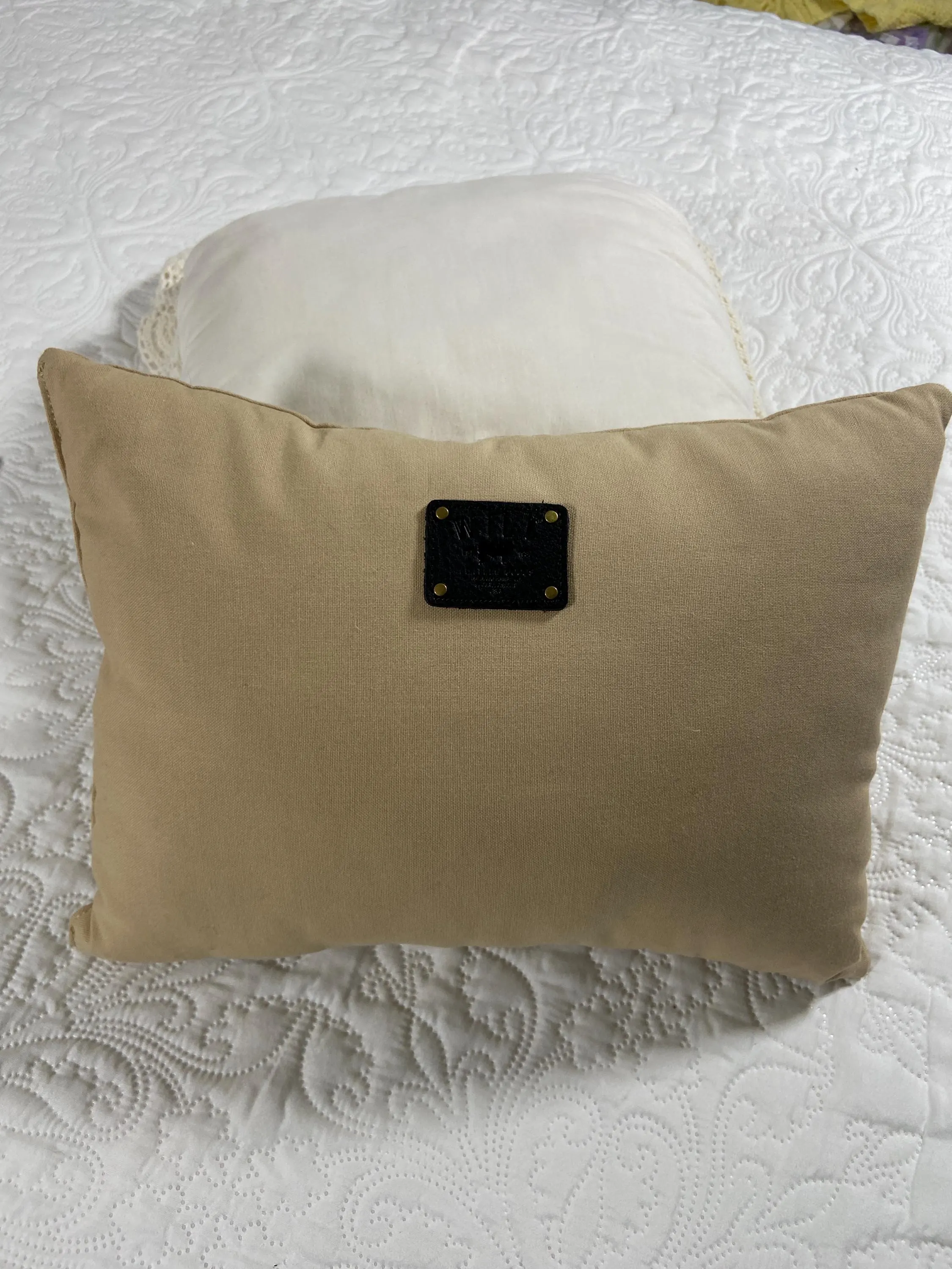 leather patches for throw pillows