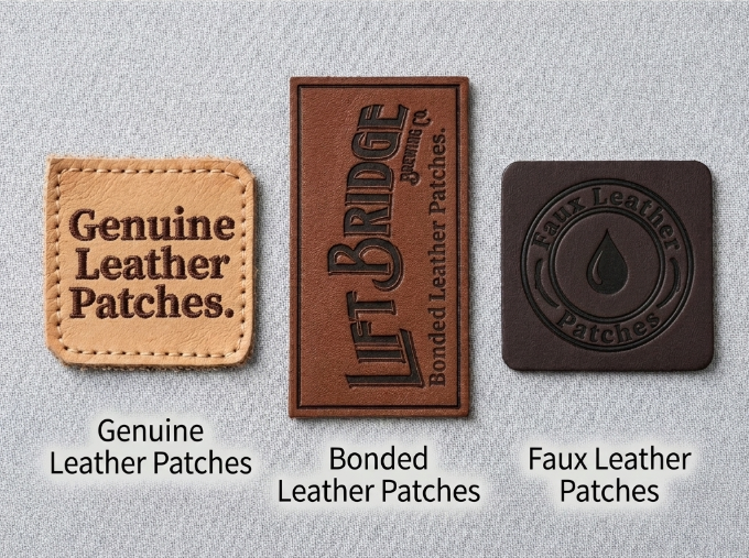 Main Types of Custom Leather Patches You Can Order