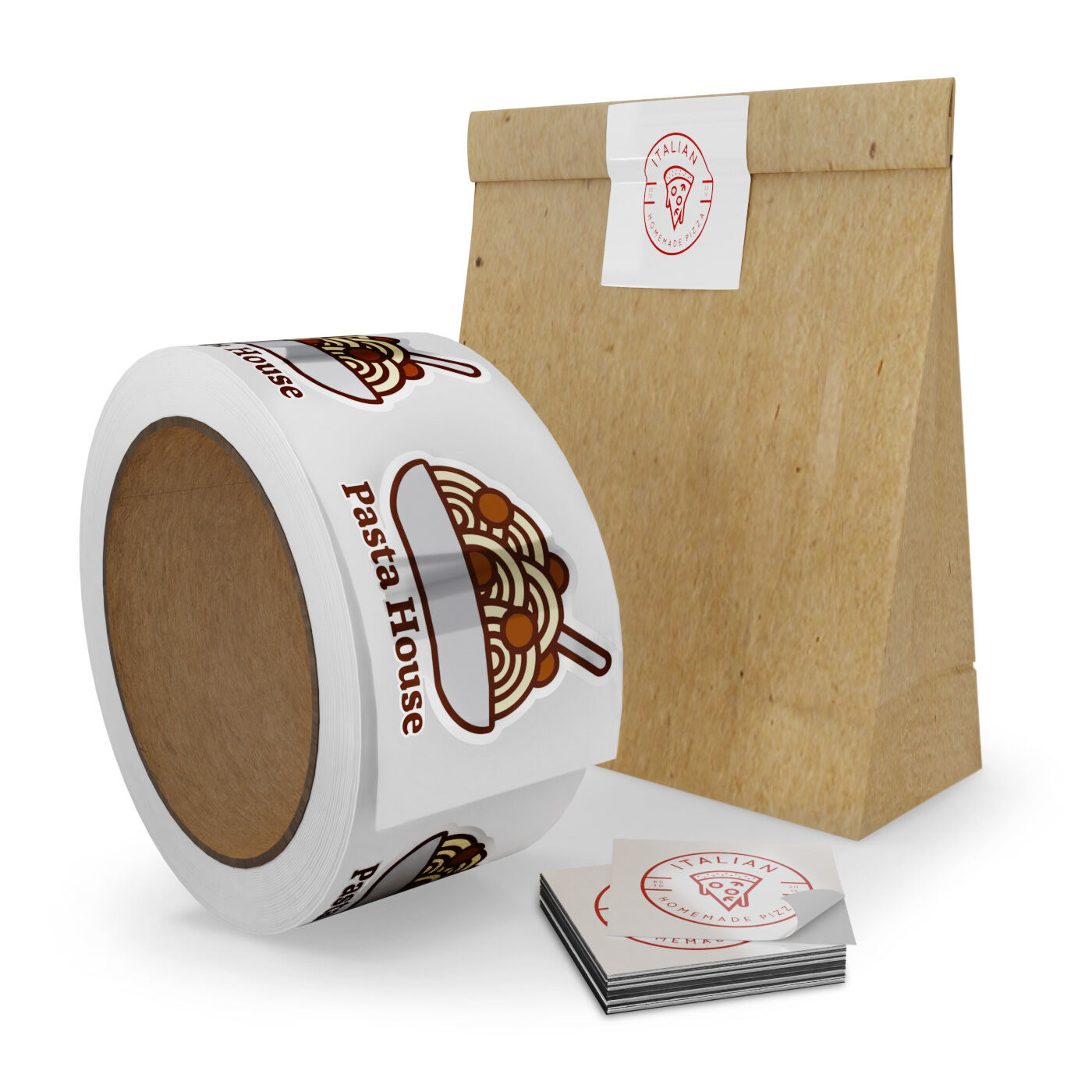 Custom Logo Stickers and Labels